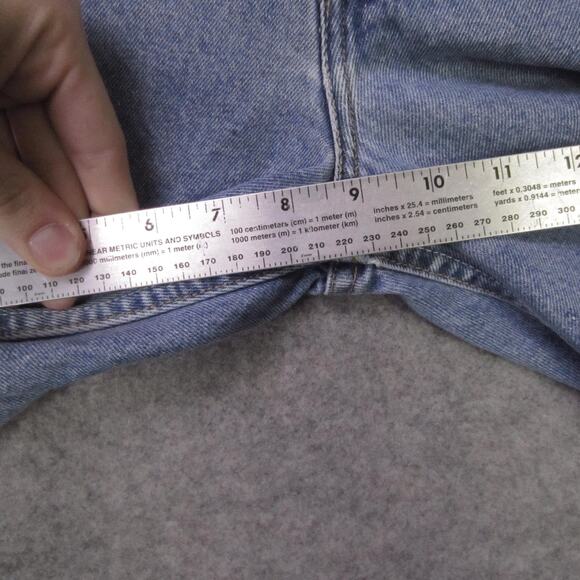 Levis 505 Denim Shorts Mens 34 Light Wash Regular Fit Blue Jean Casual - Picture 5 of 8